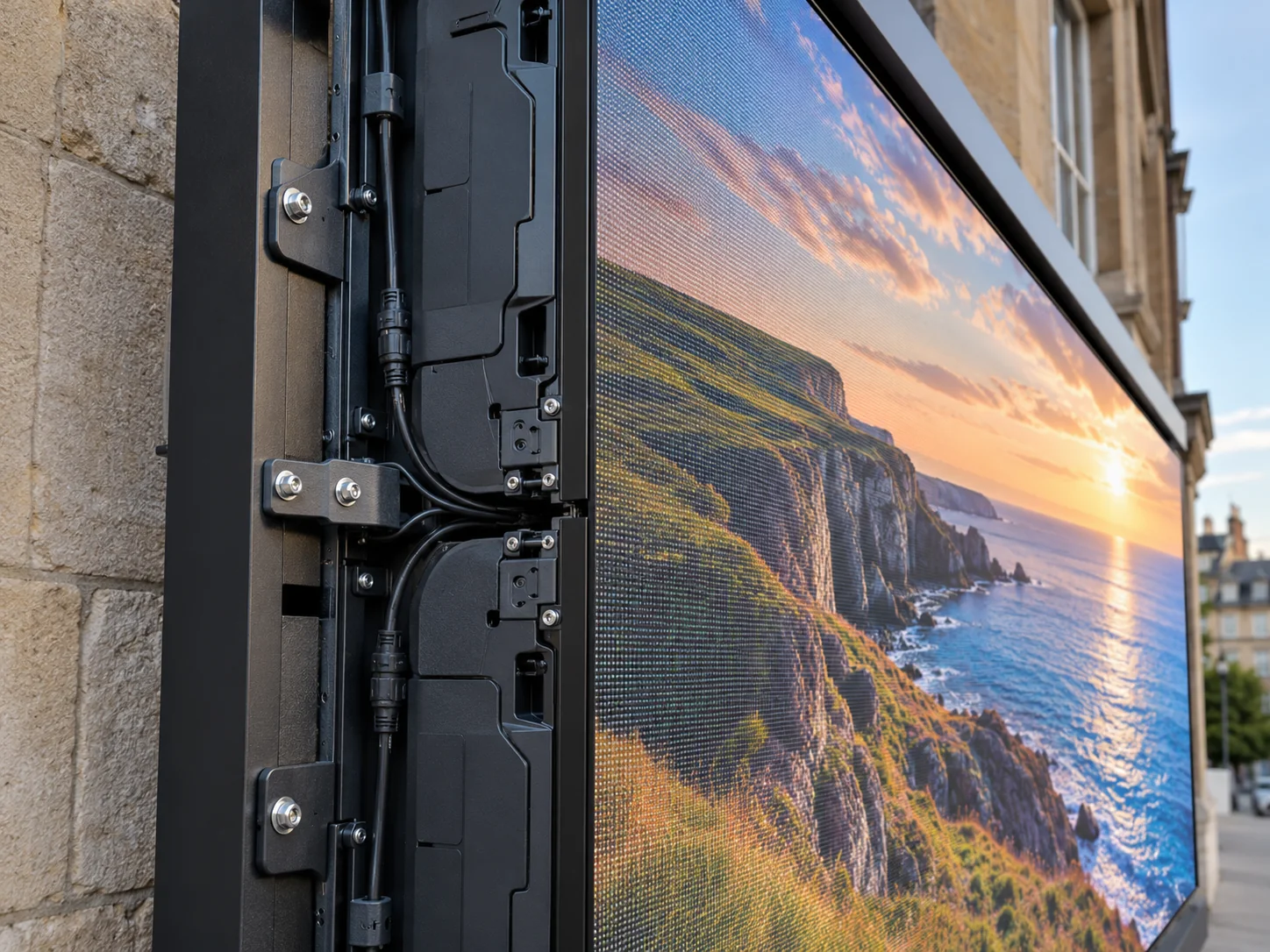 Lion Sign – Programmierbare vollfarbige LED-Displays für dynamische Innen- und Außenwerbung.
